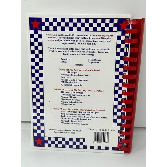 The Four Ingredient Cookbook Recipe Linda Coffee Emily Cale Quick Easy Simple - Picture 10 of 16